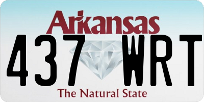 AR license plate 437WRT