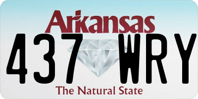 AR license plate 437WRY