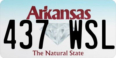 AR license plate 437WSL