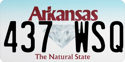 AR license plate 437WSQ