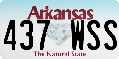 AR license plate 437WSS