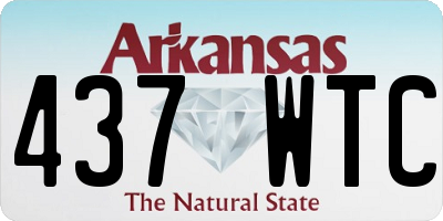 AR license plate 437WTC