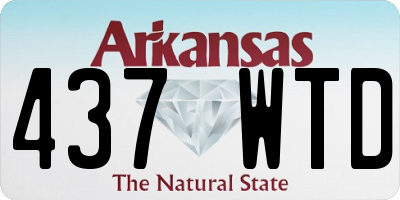 AR license plate 437WTD