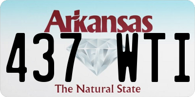 AR license plate 437WTI