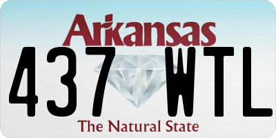 AR license plate 437WTL