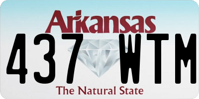 AR license plate 437WTM
