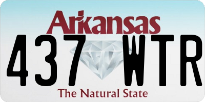 AR license plate 437WTR