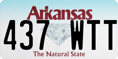 AR license plate 437WTT