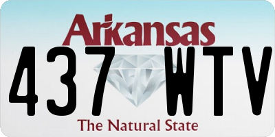 AR license plate 437WTV
