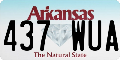 AR license plate 437WUA