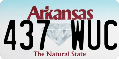 AR license plate 437WUC