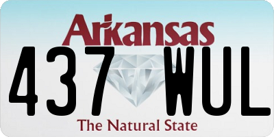 AR license plate 437WUL