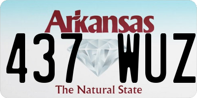 AR license plate 437WUZ