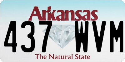 AR license plate 437WVM