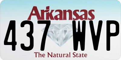 AR license plate 437WVP