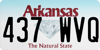 AR license plate 437WVQ