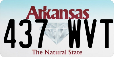 AR license plate 437WVT