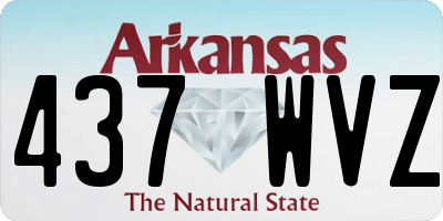 AR license plate 437WVZ