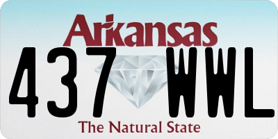 AR license plate 437WWL