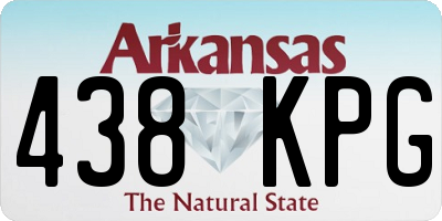 AR license plate 438KPG