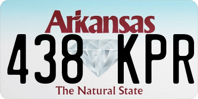 AR license plate 438KPR