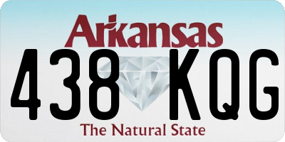 AR license plate 438KQG
