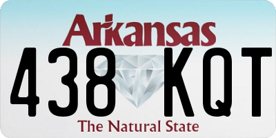 AR license plate 438KQT