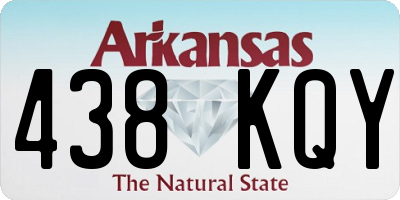 AR license plate 438KQY