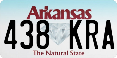 AR license plate 438KRA