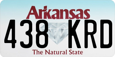 AR license plate 438KRD