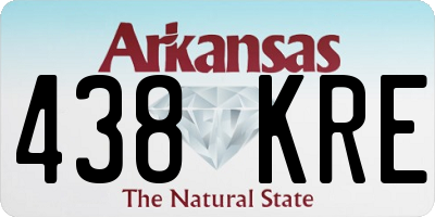 AR license plate 438KRE