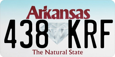 AR license plate 438KRF