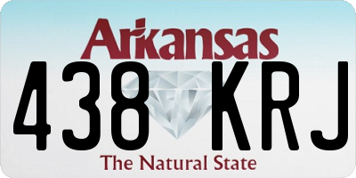 AR license plate 438KRJ