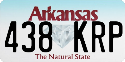 AR license plate 438KRP