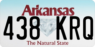AR license plate 438KRQ