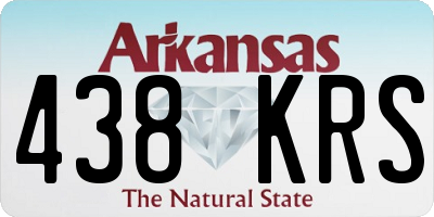 AR license plate 438KRS