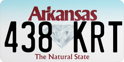 AR license plate 438KRT
