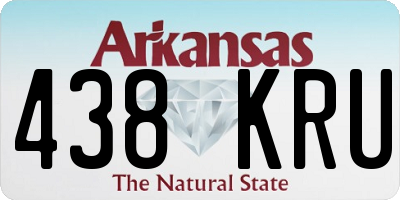 AR license plate 438KRU