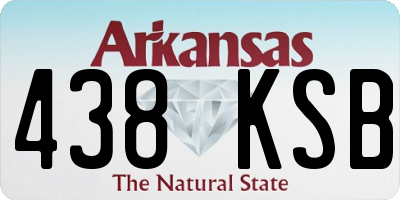 AR license plate 438KSB