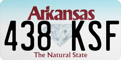 AR license plate 438KSF