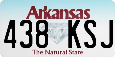 AR license plate 438KSJ