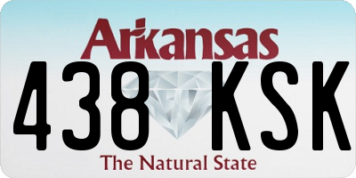 AR license plate 438KSK