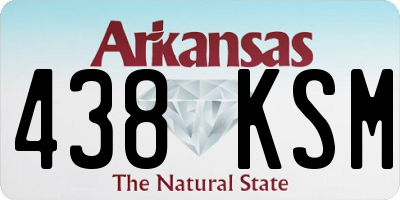 AR license plate 438KSM