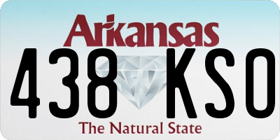 AR license plate 438KSO