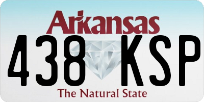 AR license plate 438KSP