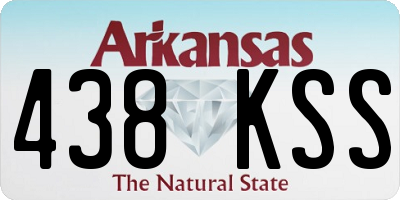 AR license plate 438KSS