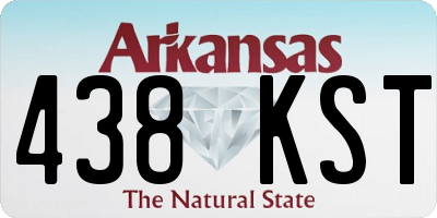 AR license plate 438KST