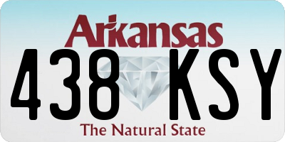 AR license plate 438KSY