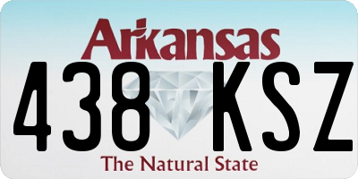 AR license plate 438KSZ