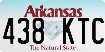 AR license plate 438KTC